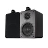 CDD Bookshelf Speakers 8-Inch Bass Driver, 300 Watts, 3-Way Crossover, Wood, Black (Pair)