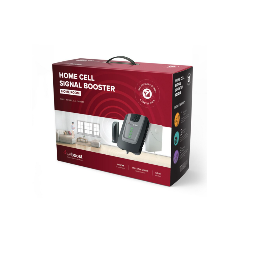 Weboost Home Room In-Building Signal Booster Kit Up To 1500 Sq. Ft ...